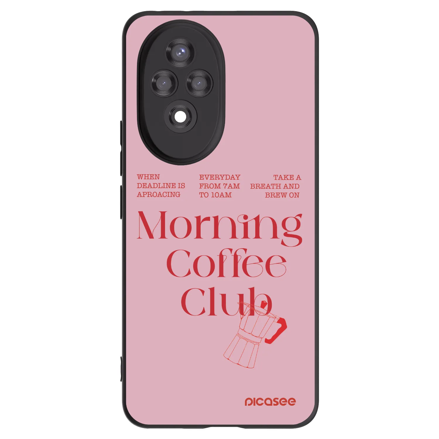 Picasee fekete szilikon tok az alábbi mobiltelefonokra Honor 200 5G - Morning