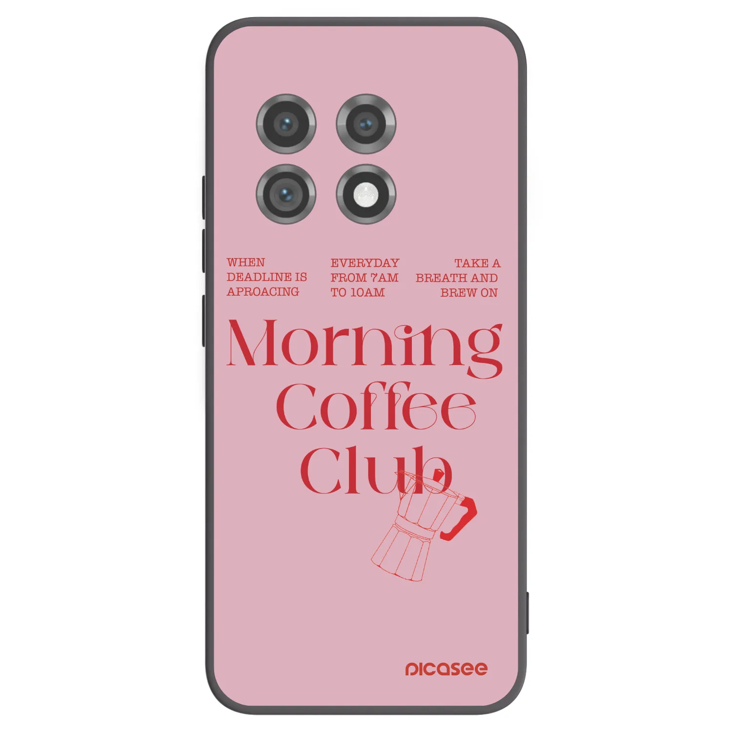 Picasee fekete szilikon tok az alábbi mobiltelefonokra OnePlus 11 5G - Morning