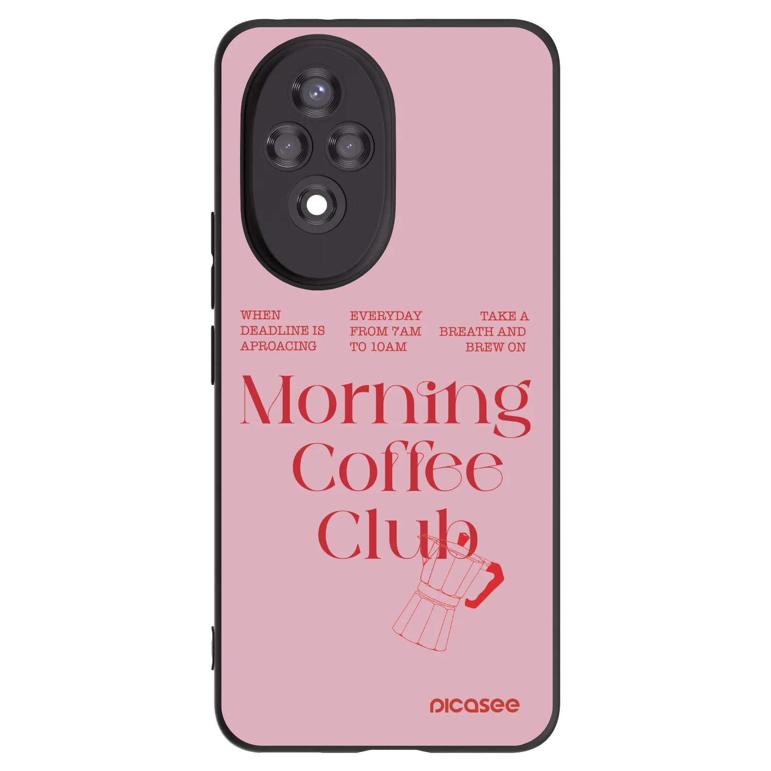 Picasee fekete szilikon tok az alábbi mobiltelefonokra Honor 200 Pro 5G - Morning