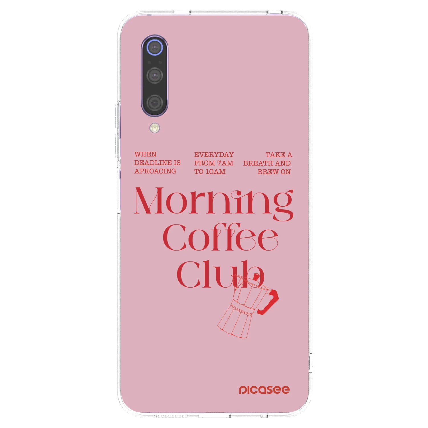 Picasee átlátszó szilikon tok az alábbi mobiltelefonokra Xiaomi Mi 9 - Morning