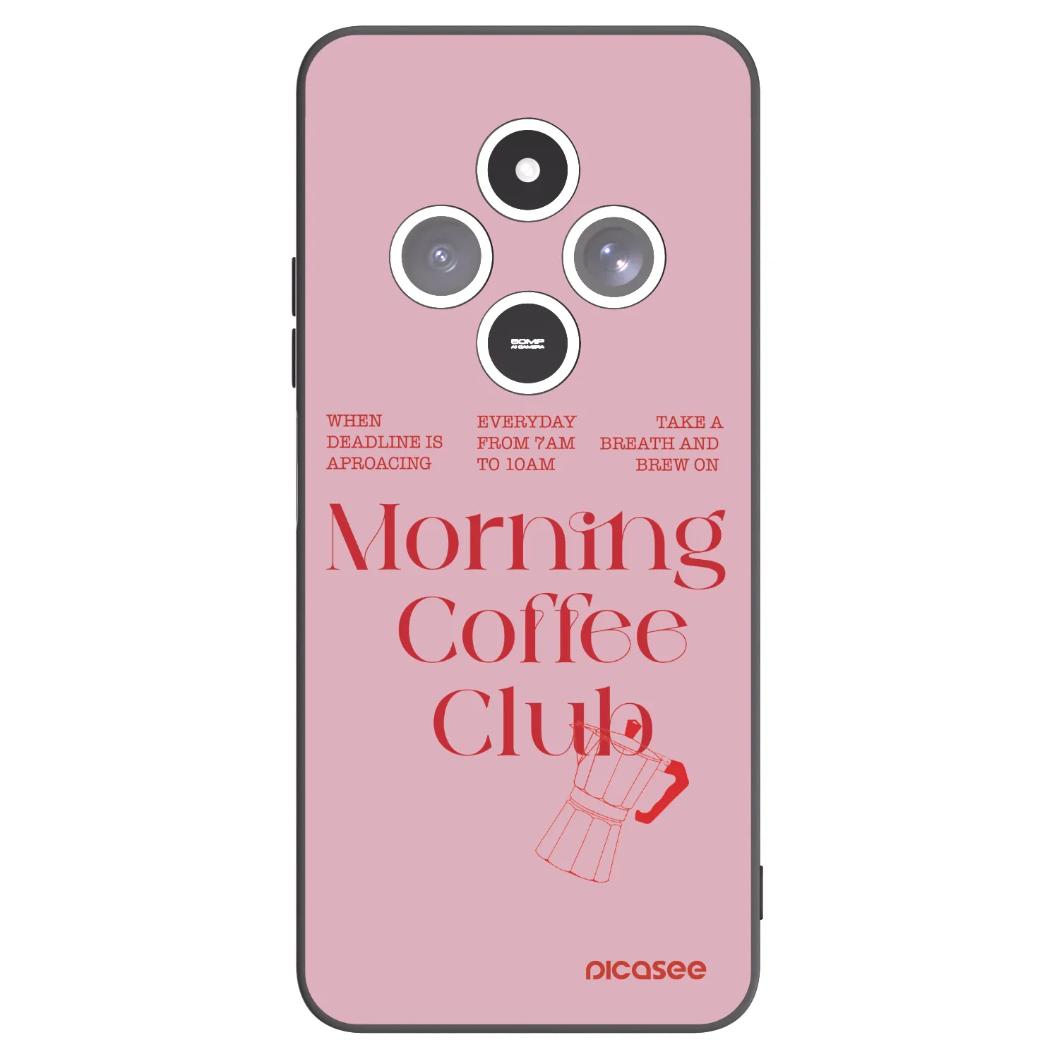 Picasee fekete szilikon tok az alábbi mobiltelefonokra Xiaomi Redmi 14C - Morning
