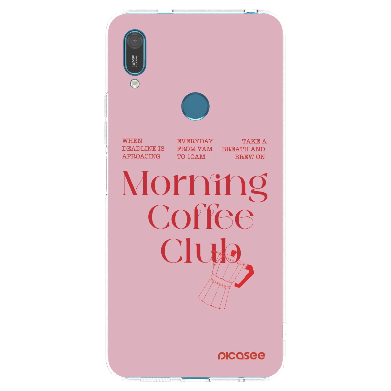Picasee átlátszó szilikon tok az alábbi mobiltelefonokra Huawei Y7 2019 - Morning