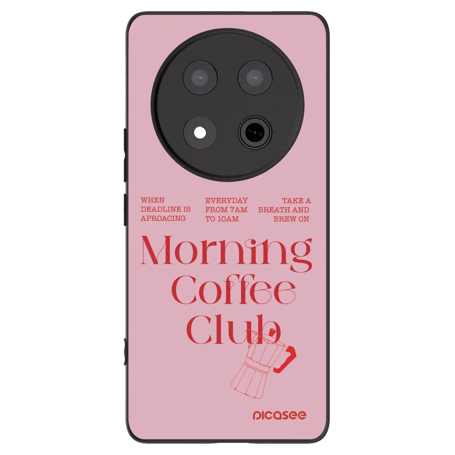 Picasee fekete szilikon tok az alábbi mobiltelefonokra Honor Magic7 Lite 5G - Morning