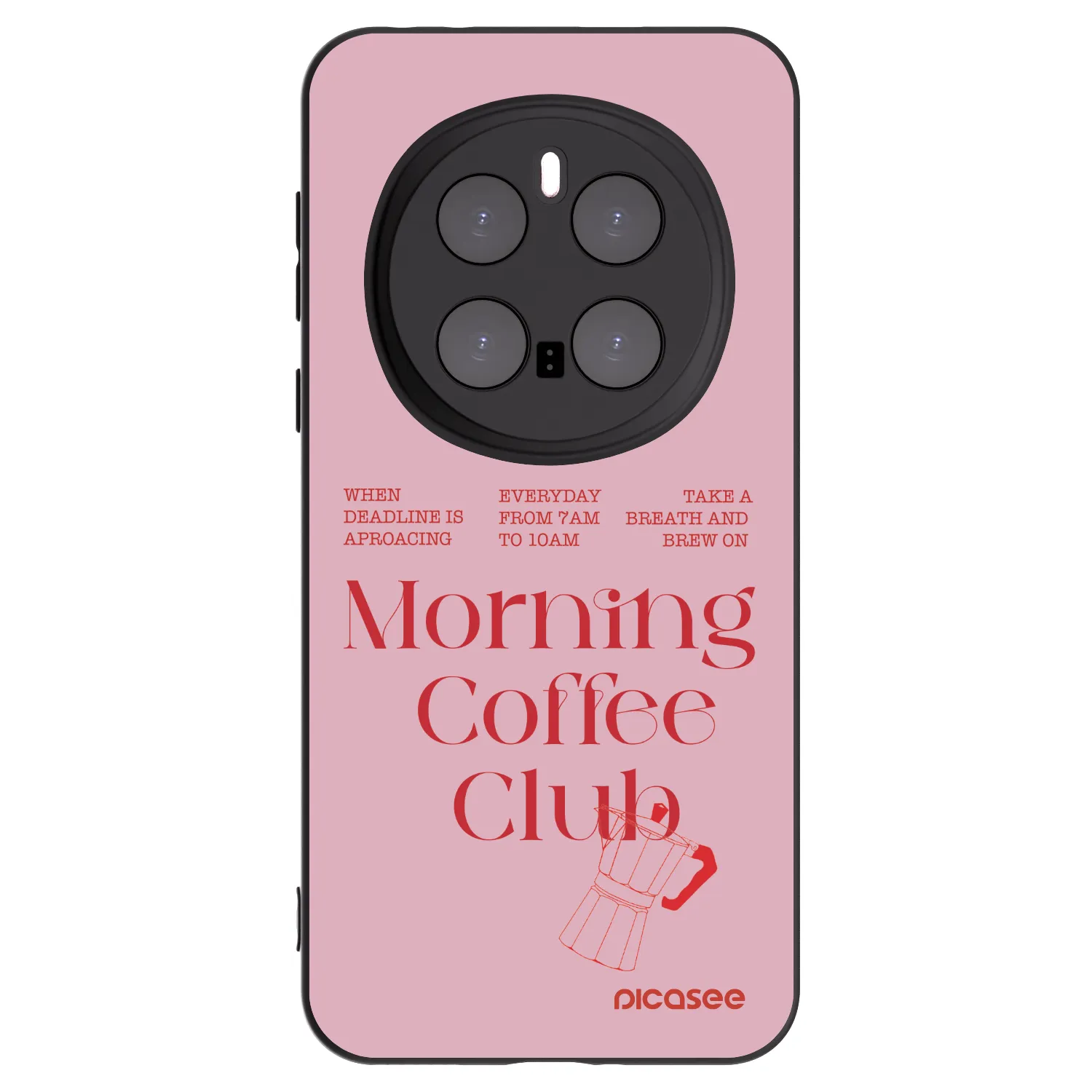 Picasee fekete szilikon tok az alábbi mobiltelefonokra Honor Magic7 Pro 5G - Morning