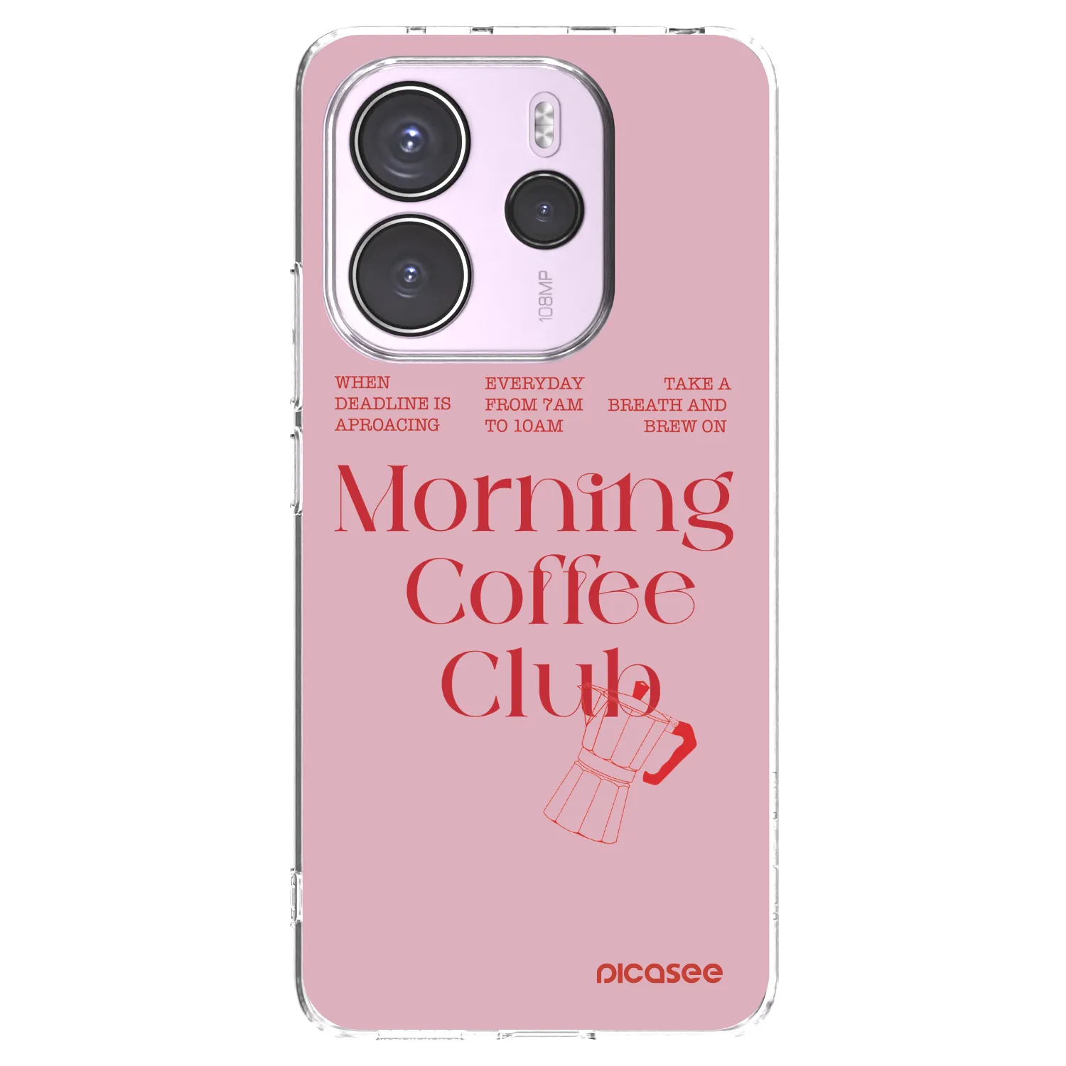 Picasee átlátszó szilikon tok az alábbi mobiltelefonokra Xiaomi Redmi Note 14 4G - Morning
