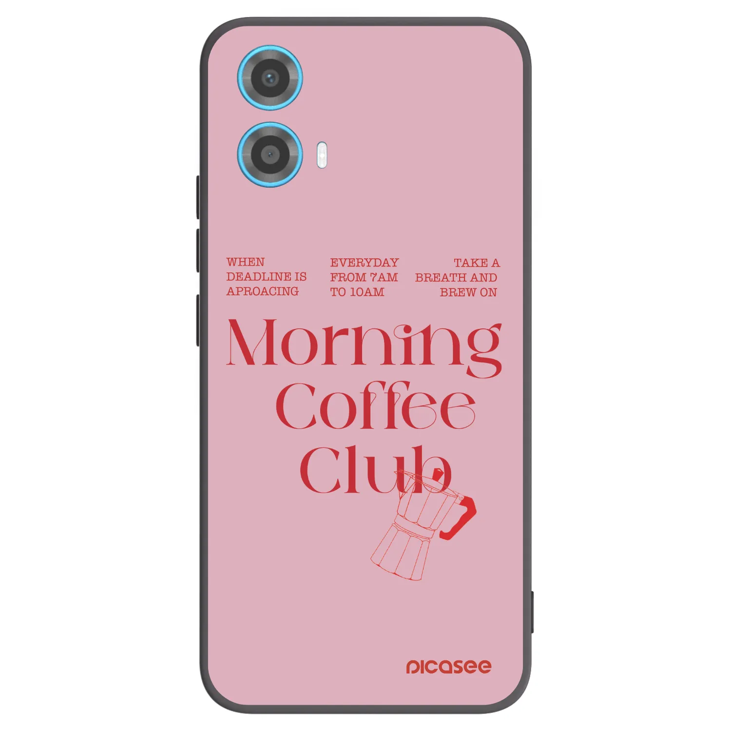 Picasee fekete szilikon tok az alábbi mobiltelefonokra Motorola Moto G34 5G - Morning