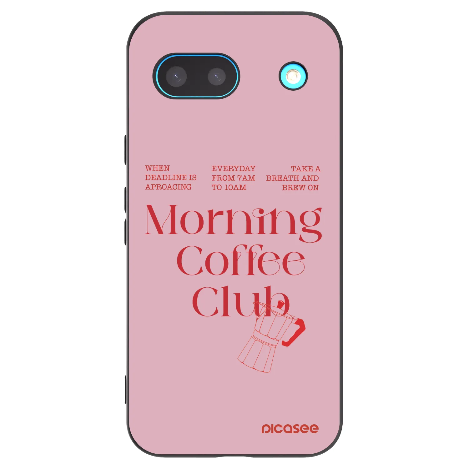 Picasee fekete szilikon tok az alábbi mobiltelefonokra Google Pixel 8a - Morning