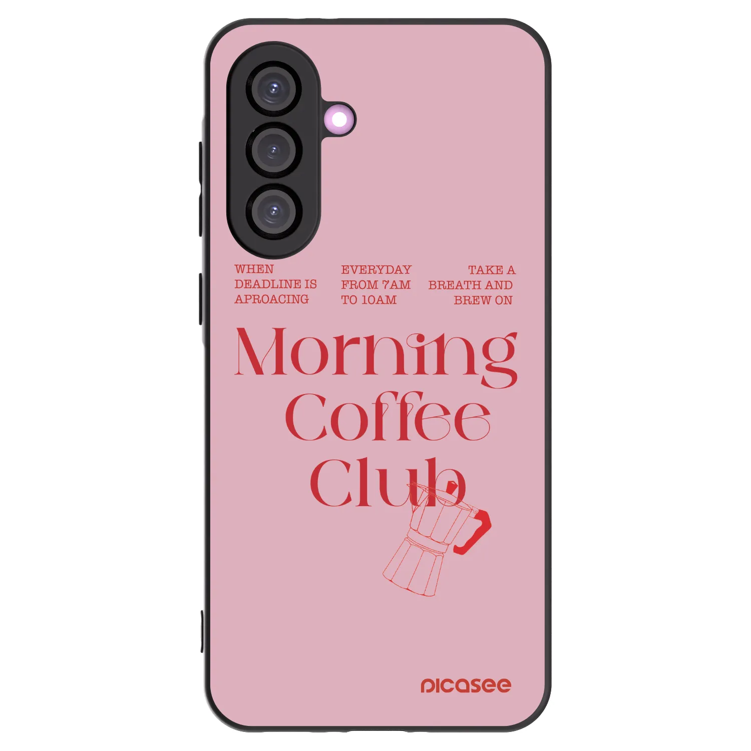 Picasee fekete szilikon tok az alábbi mobiltelefonokra Samsung Galaxy A56 5G A566B - Morning