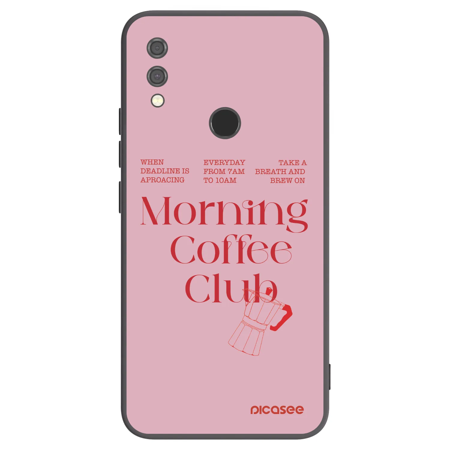 Picasee fekete szilikon tok az alábbi mobiltelefonokra Xiaomi Redmi Note 7 - Morning