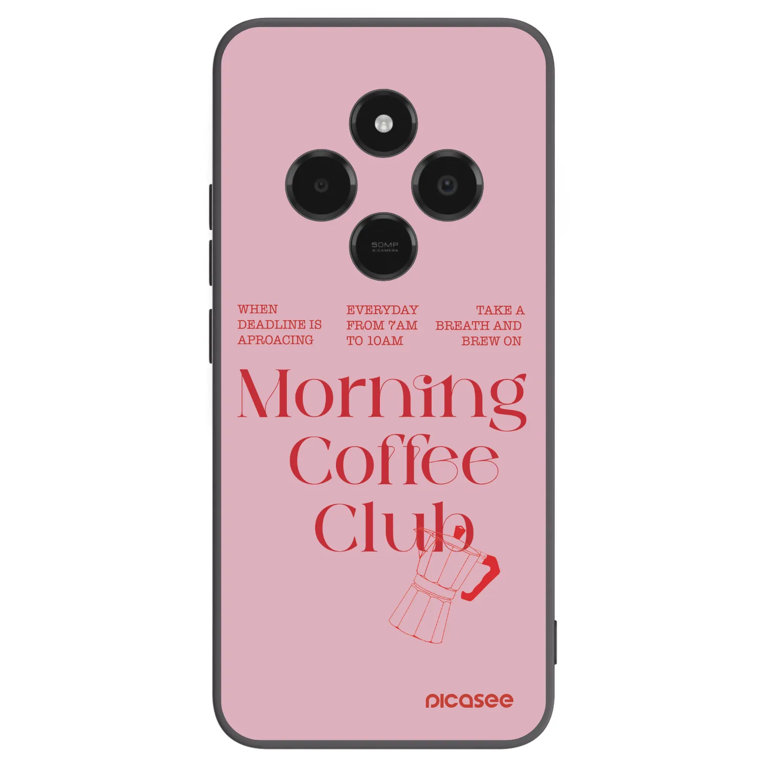 Picasee fekete szilikon tok az alábbi mobiltelefonokra Xiaomi Poco C75 - Morning