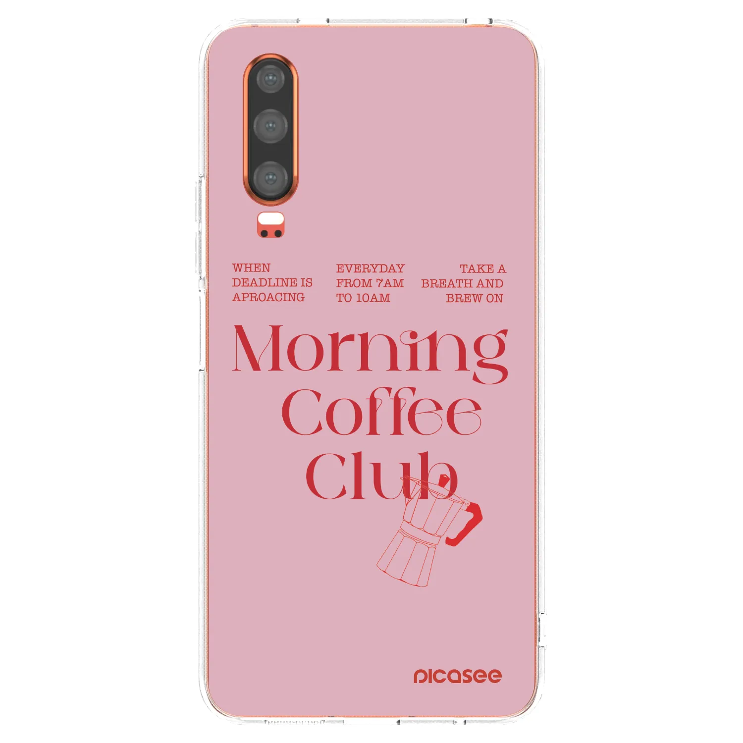 Picasee átlátszó szilikon tok az alábbi mobiltelefonokra Huawei P30 - Morning