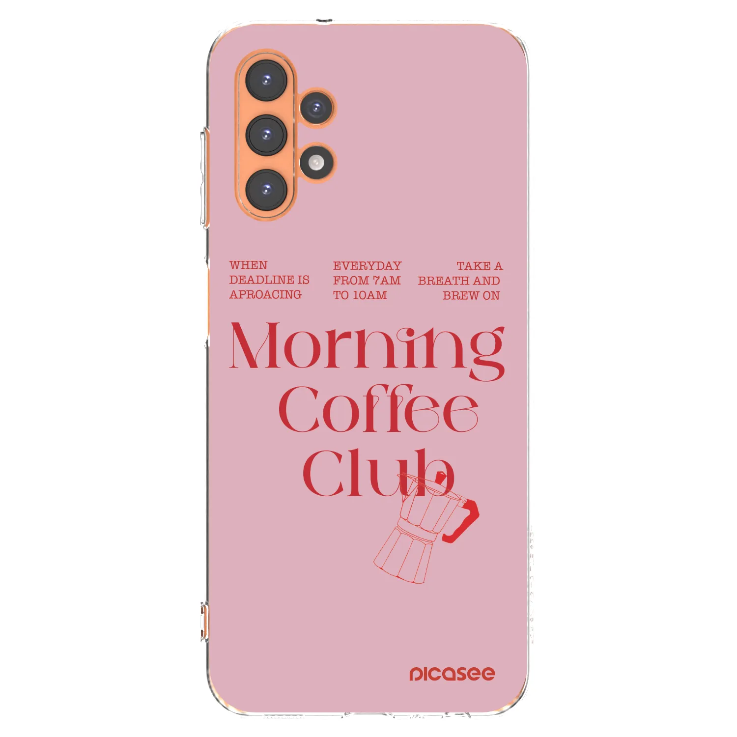 Picasee átlátszó szilikon tok az alábbi mobiltelefonokra Samsung Galaxy A13 5G - Morning