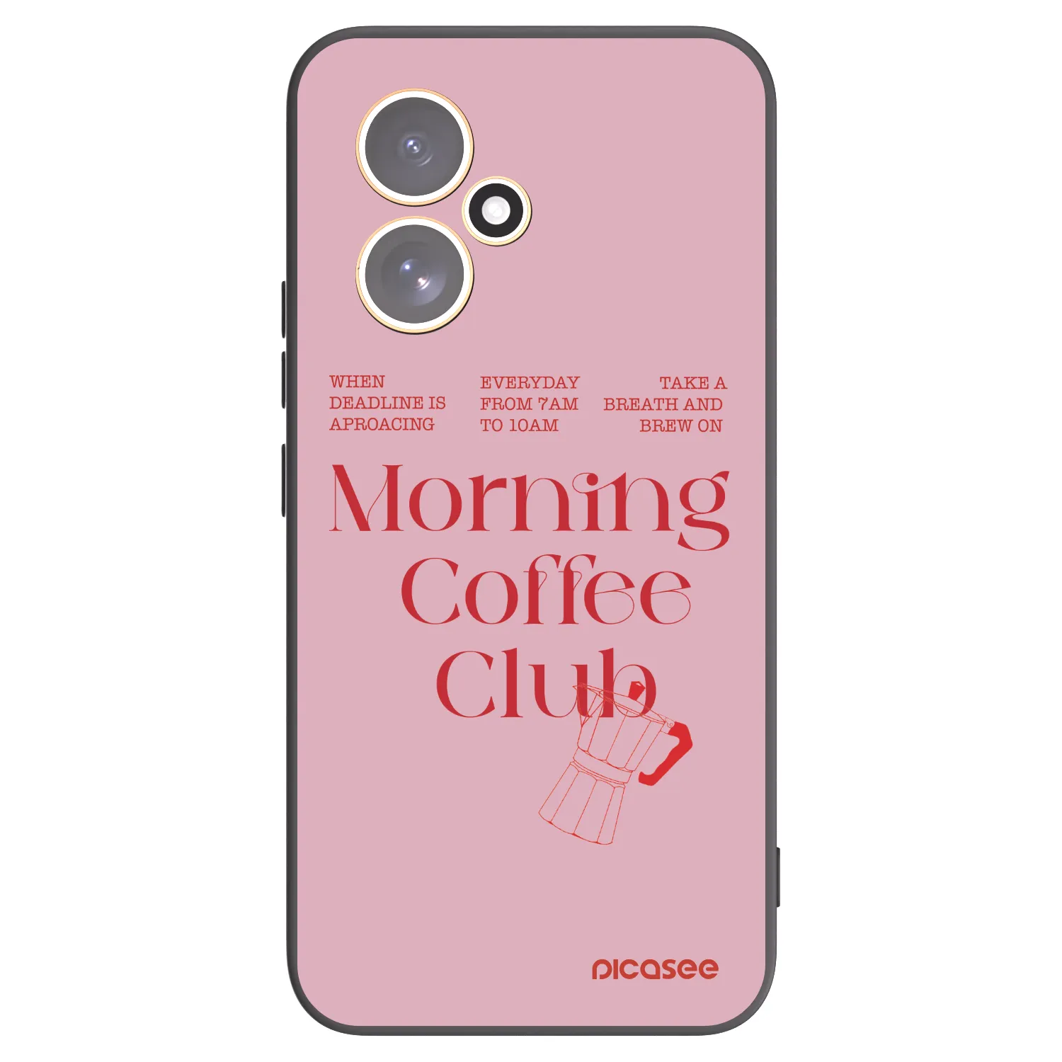Picasee fekete szilikon tok az alábbi mobiltelefonokra Honor 400 5G - Morning
