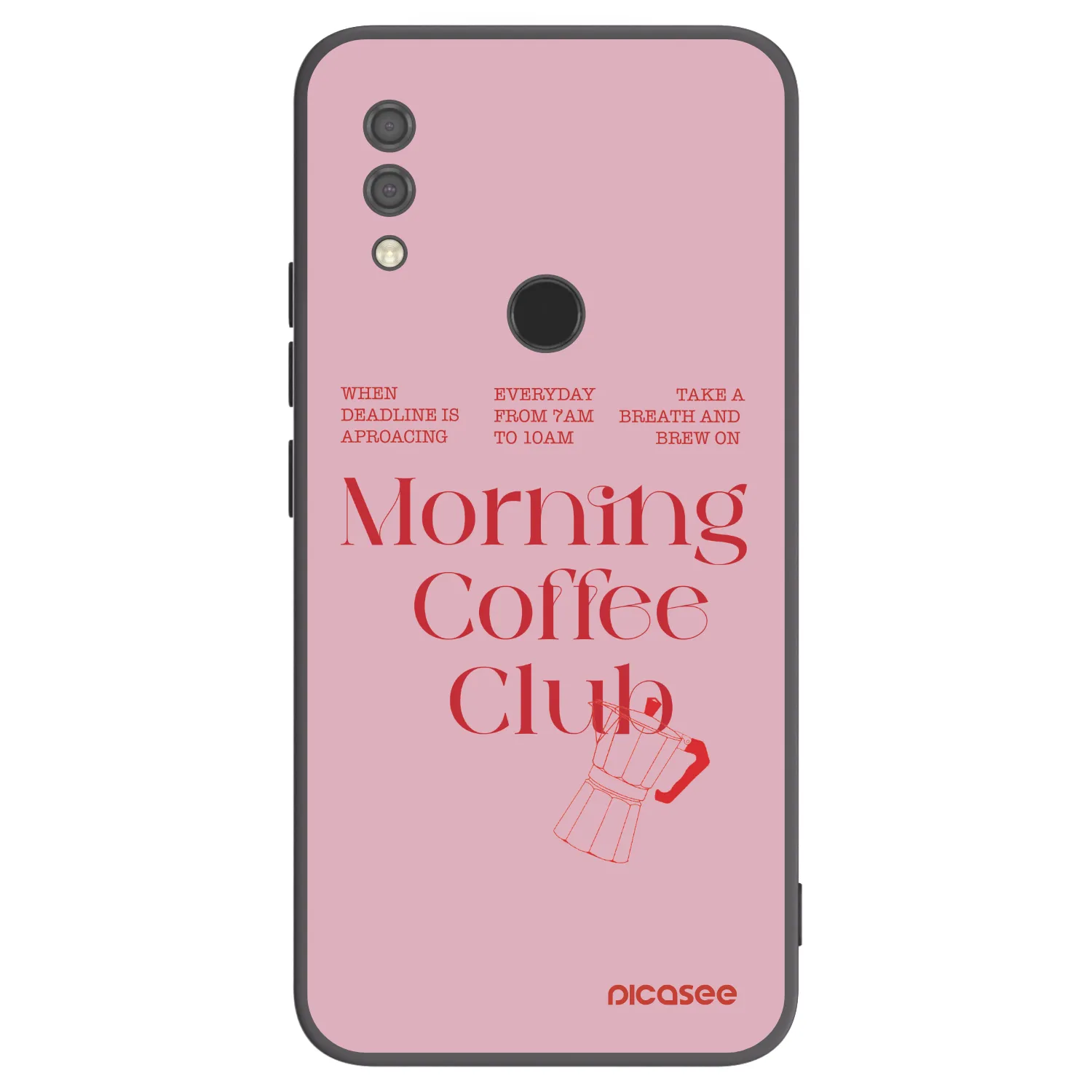 Picasee fekete szilikon tok az alábbi mobiltelefonokra Xiaomi Redmi 7 - Morning