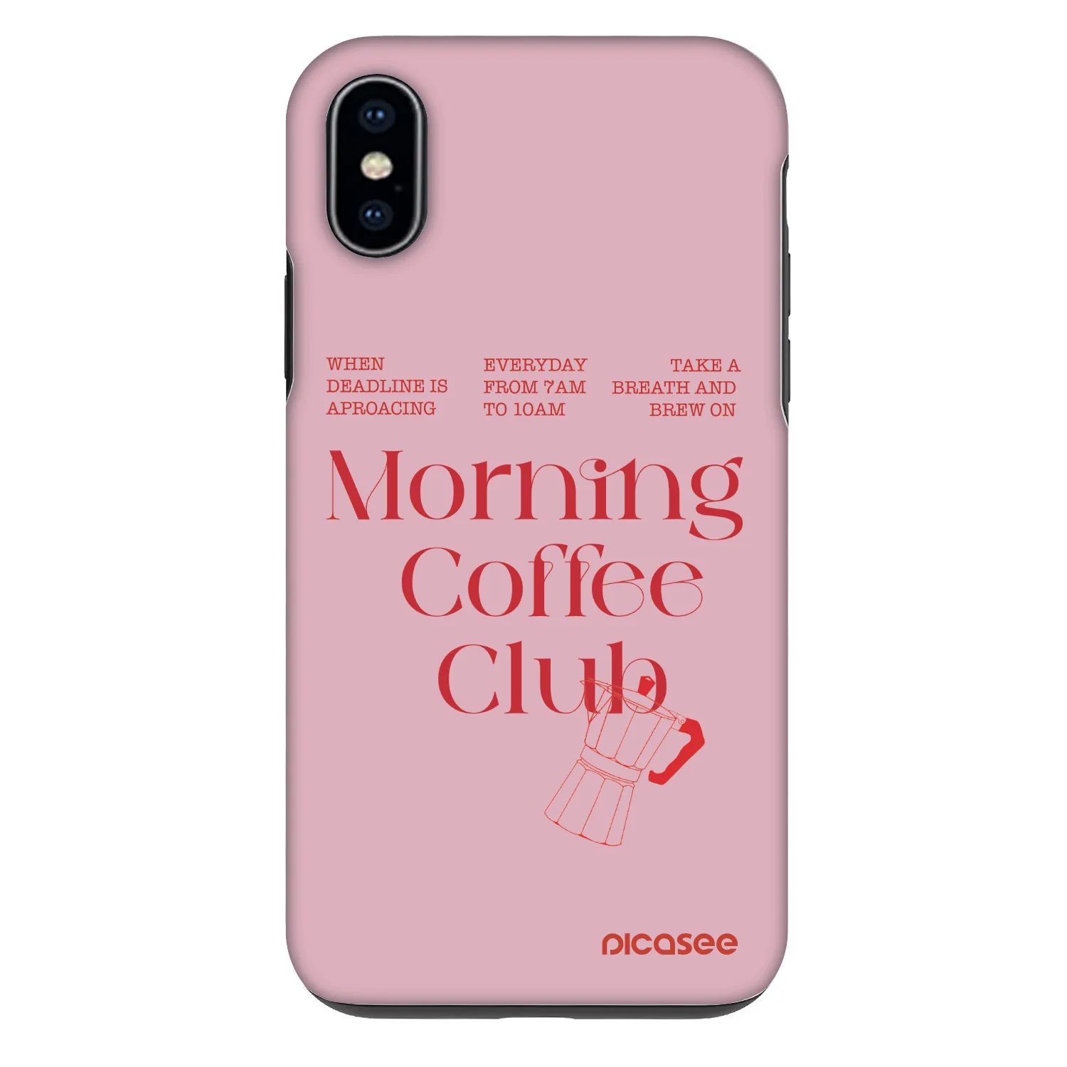 Picasee Fashion Case Apple iPhone X/XS - Morning