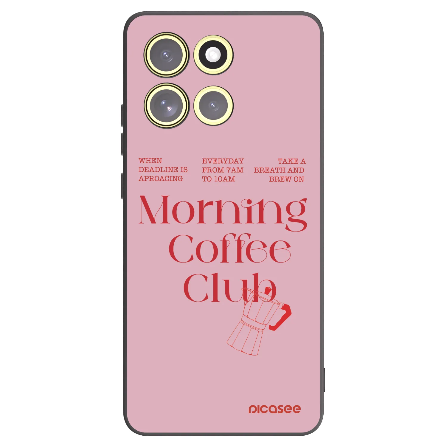 Picasee fekete szilikon tok az alábbi mobiltelefonokra Motorola Moto G86 5G - Morning