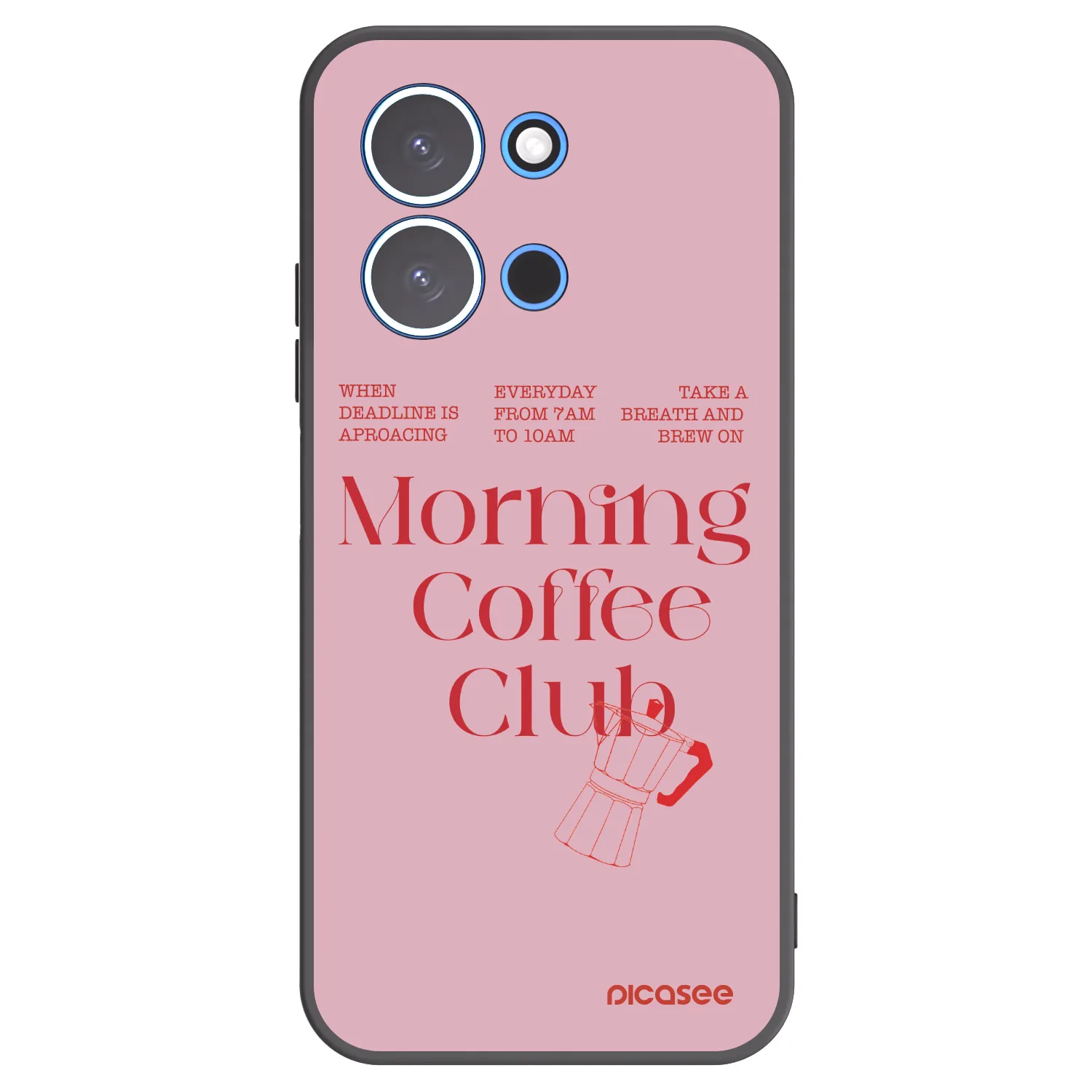 Picasee fekete szilikon tok az alábbi mobiltelefonokra Xiaomi Redmi 15C 4G - Morning