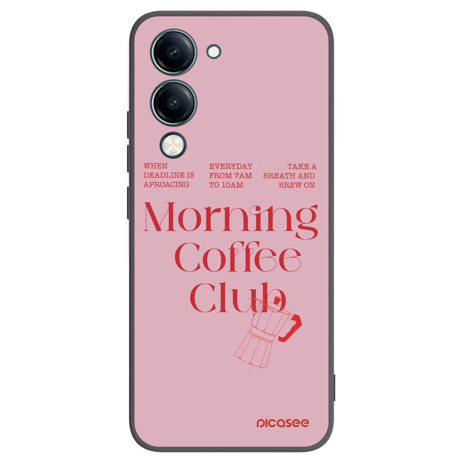 Picasee fekete szilikon tok az alábbi mobiltelefonokra Vivo Y29s 5G - Morning