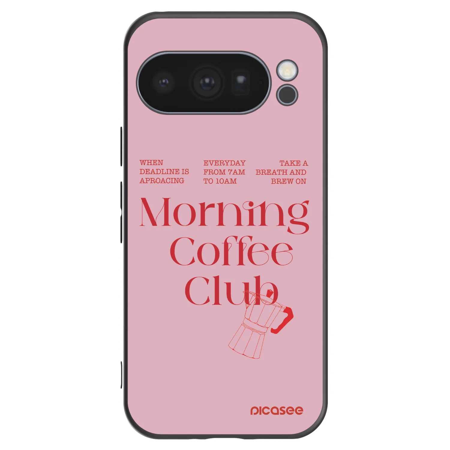 Picasee fekete szilikon tok az alábbi mobiltelefonokra Google Pixel 10 Pro - Morning