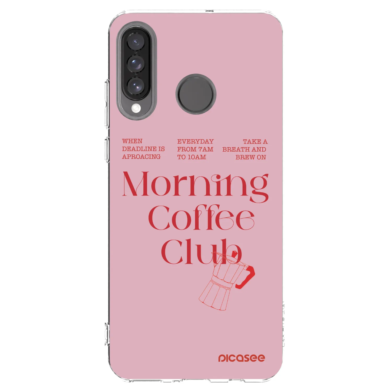 Picasee átlátszó szilikon tok az alábbi mobiltelefonokra Huawei P30 Lite - Morning