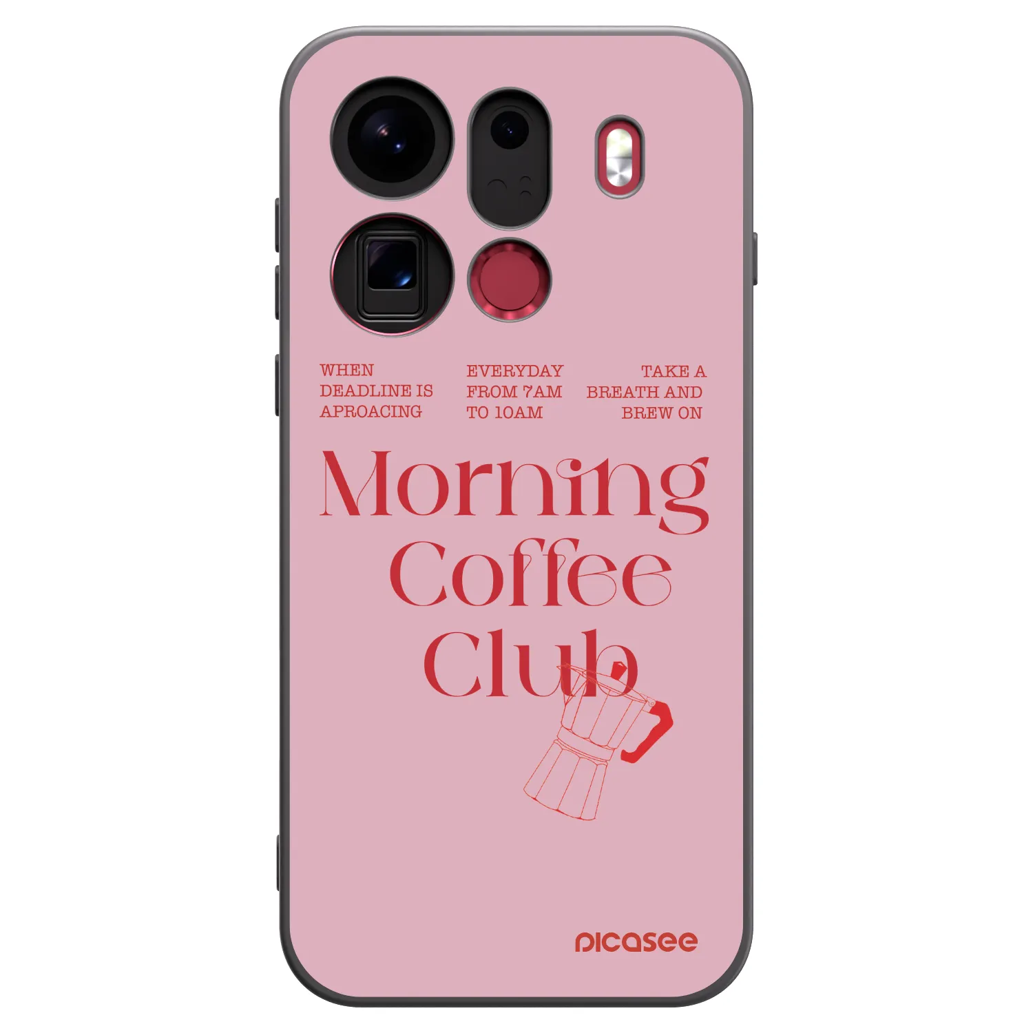 Picasee fekete szilikon tok az alábbi mobiltelefonokra OPPO Find X9 Pro - Morning