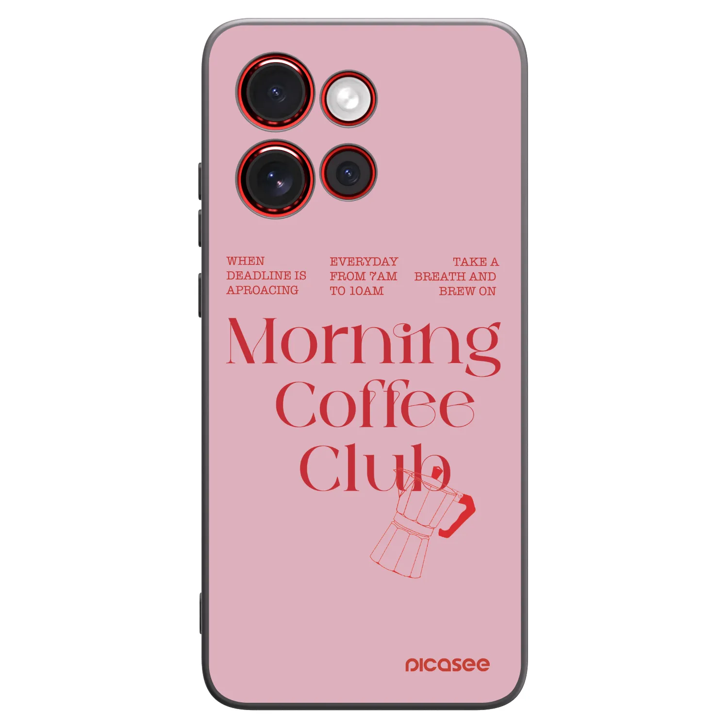 Picasee fekete szilikon tok az alábbi mobiltelefonokra Motorola Edge 60 Neo 5G - Morning