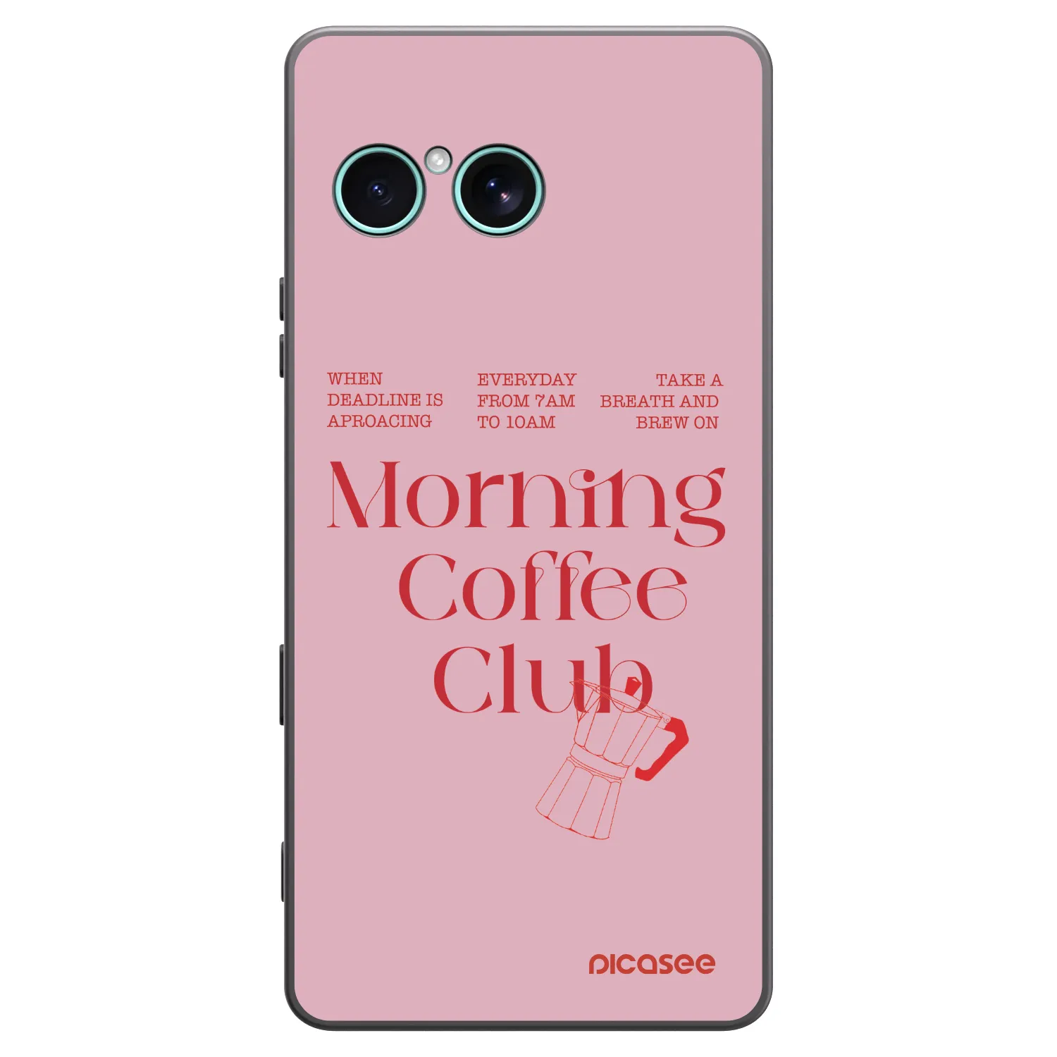 Picasee fekete szilikon tok az alábbi mobiltelefonokra Sony Xperia 10 VII - Morning