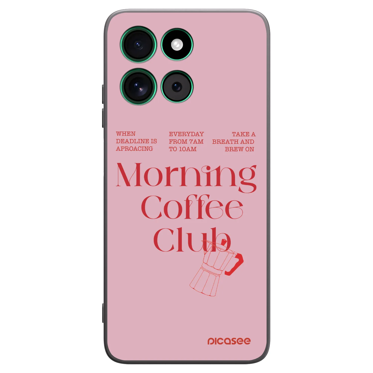 Picasee fekete szilikon tok az alábbi mobiltelefonokra Motorola Moto G57 Power - Morning