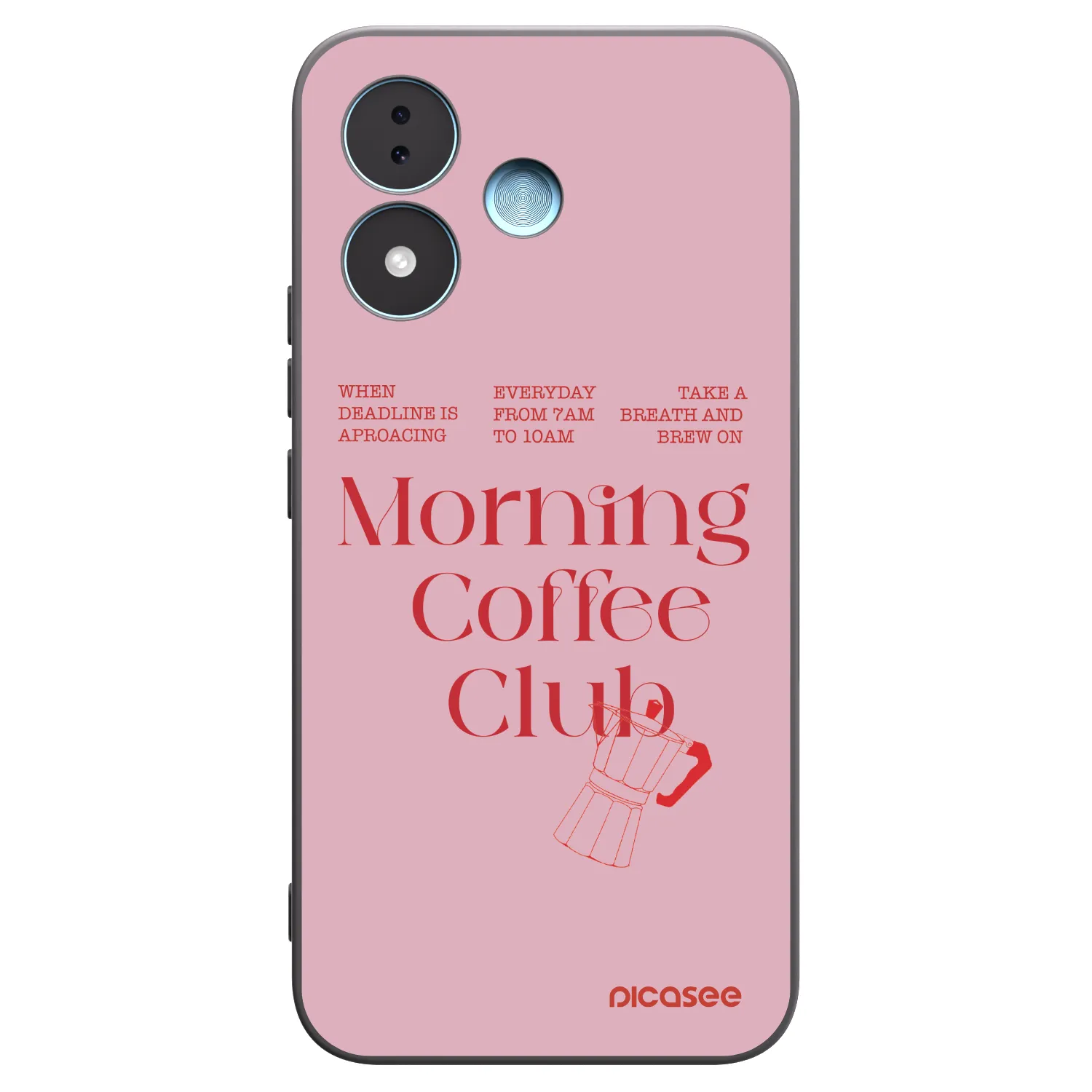 Picasee fekete szilikon tok az alábbi mobiltelefonokra Xiaomi Redmi Note 17 5G - Morning