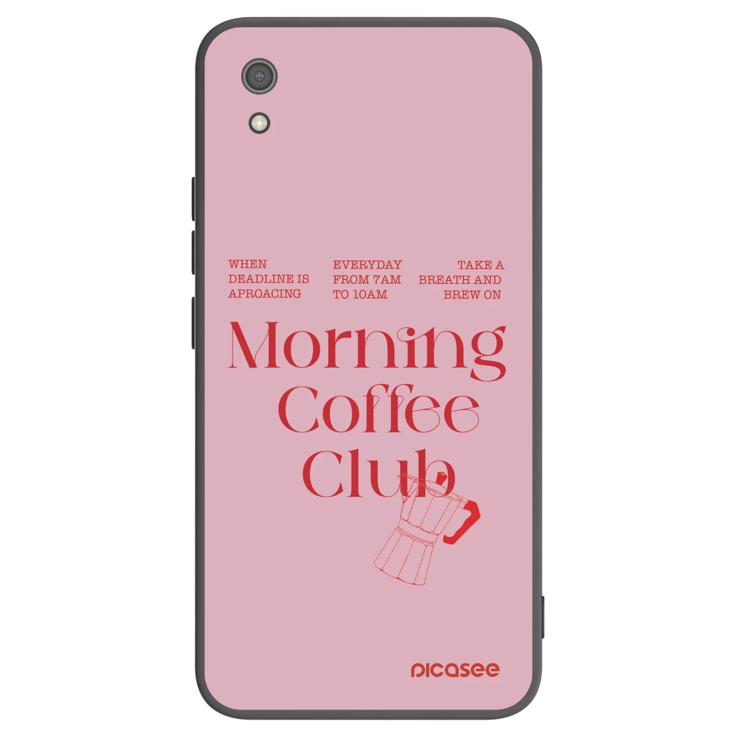 Picasee fekete szilikon tok az alábbi mobiltelefonokra Xiaomi Redmi 7A - Morning