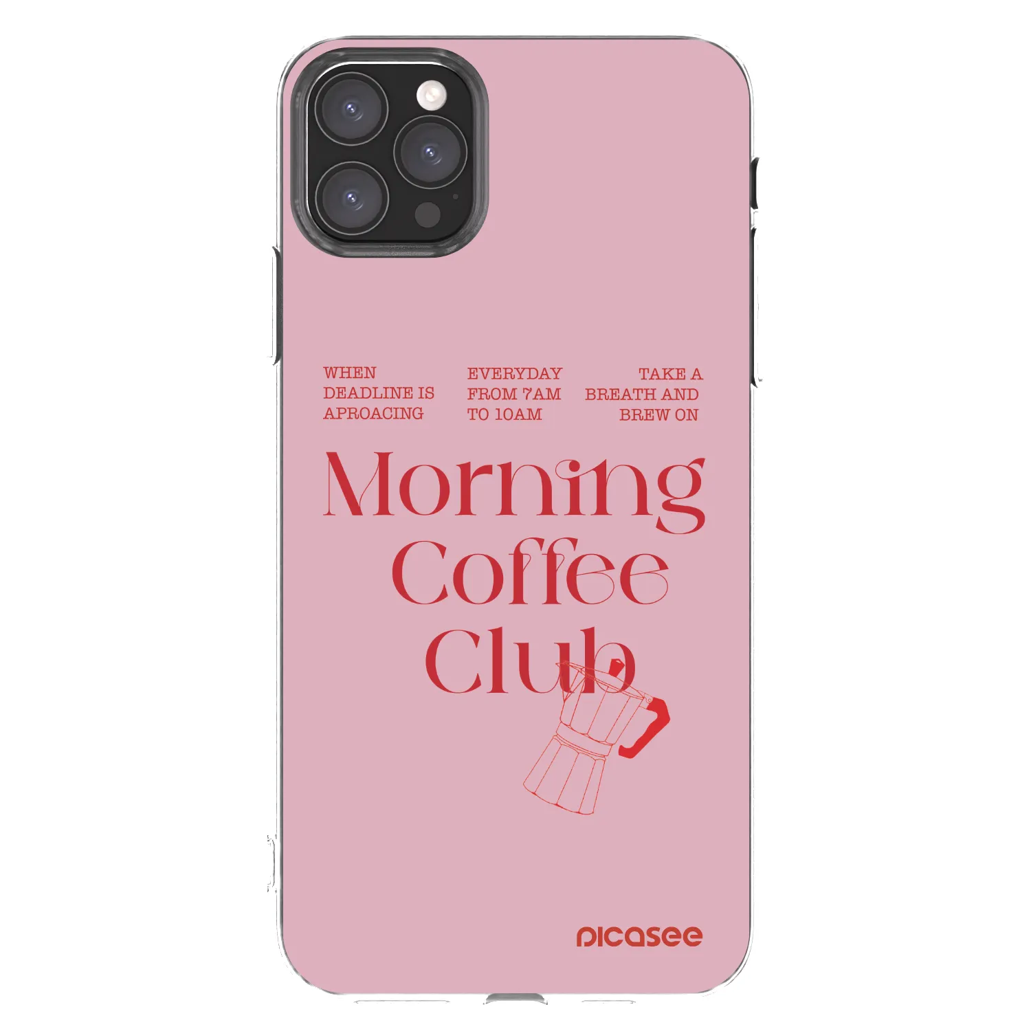 Picasee átlátszó szilikon tok az alábbi mobiltelefonokra Apple iPhone 11 Pro Max - Morning