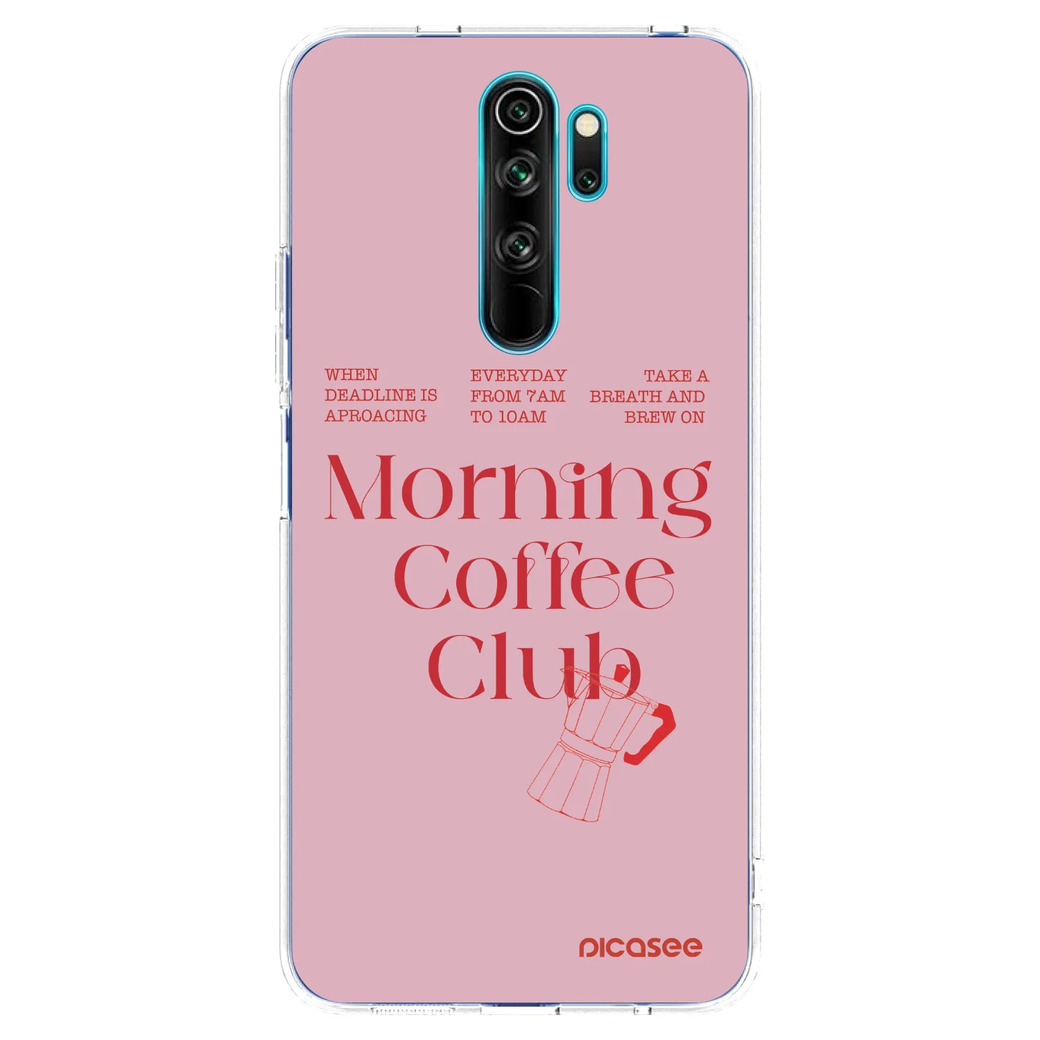 Picasee átlátszó szilikon tok az alábbi mobiltelefonokra Xiaomi Redmi Note 8 Pro - Morning