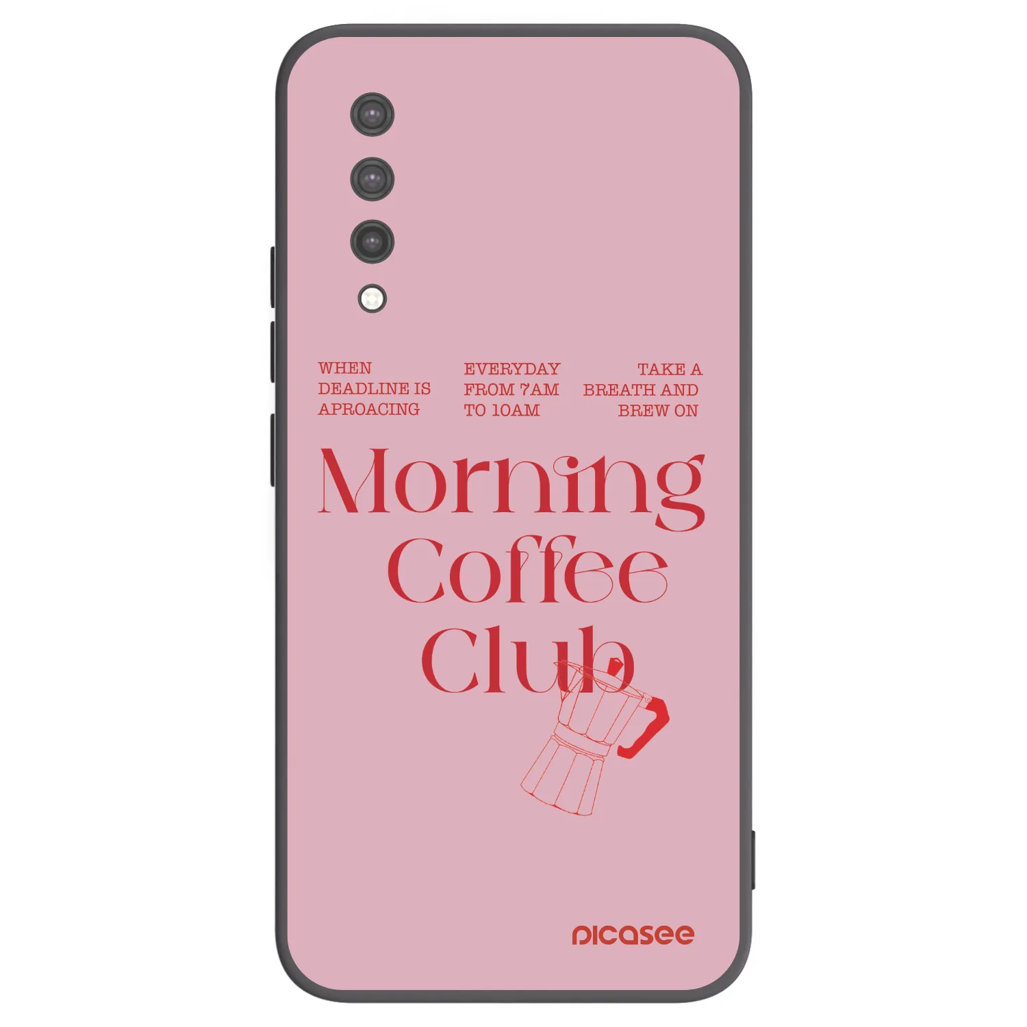 Picasee fekete szilikon tok az alábbi mobiltelefonokra Xiaomi Mi 9 Lite - Morning