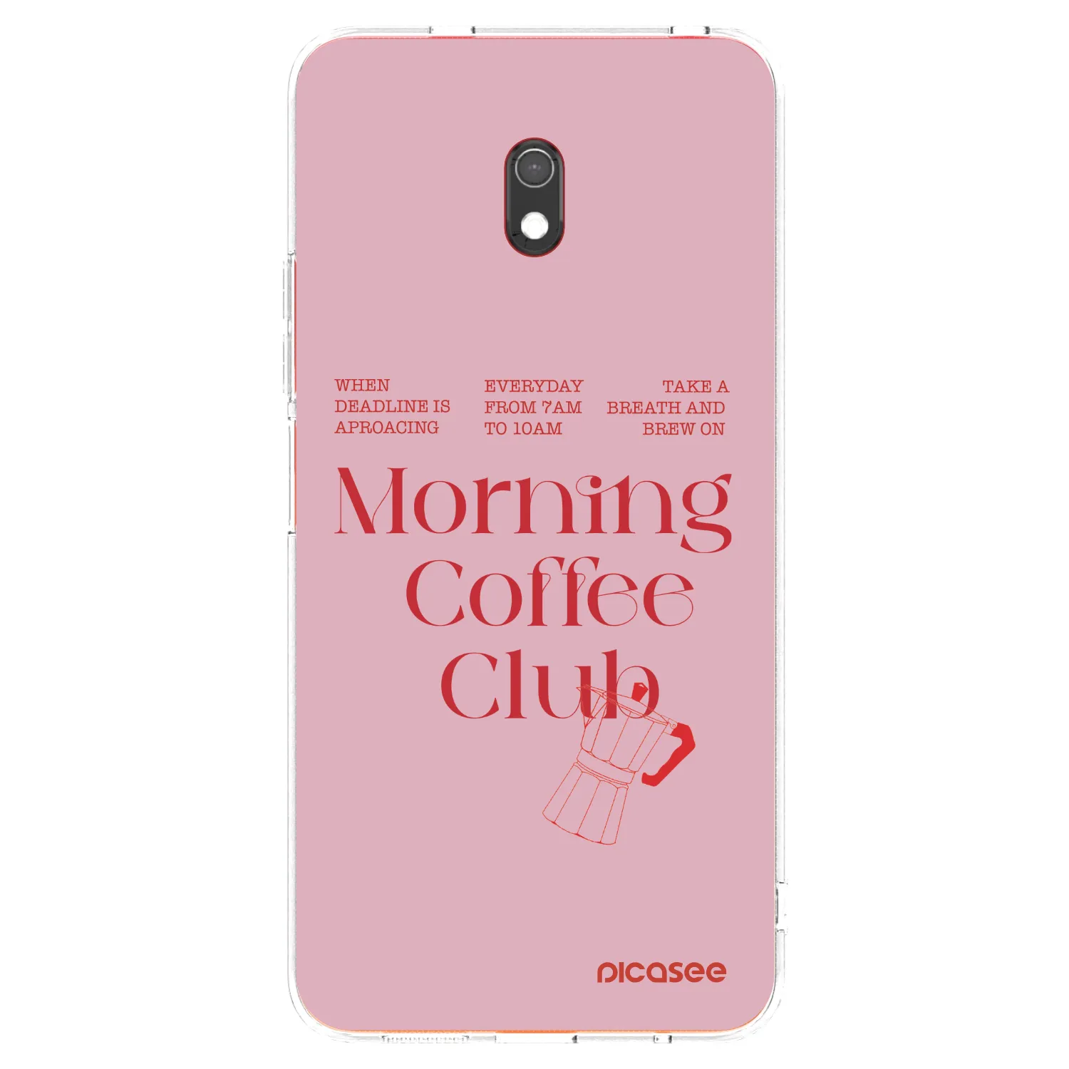 Picasee átlátszó szilikon tok az alábbi mobiltelefonokra Xiaomi Redmi 8A - Morning