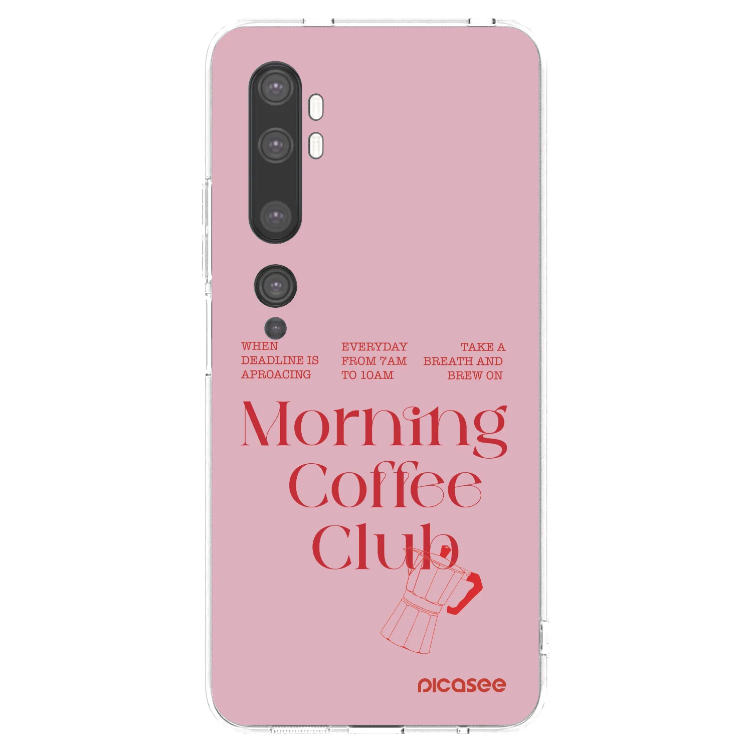 Picasee átlátszó szilikon tok az alábbi mobiltelefonokra Xiaomi Mi Note 10 (Pro) - Morning