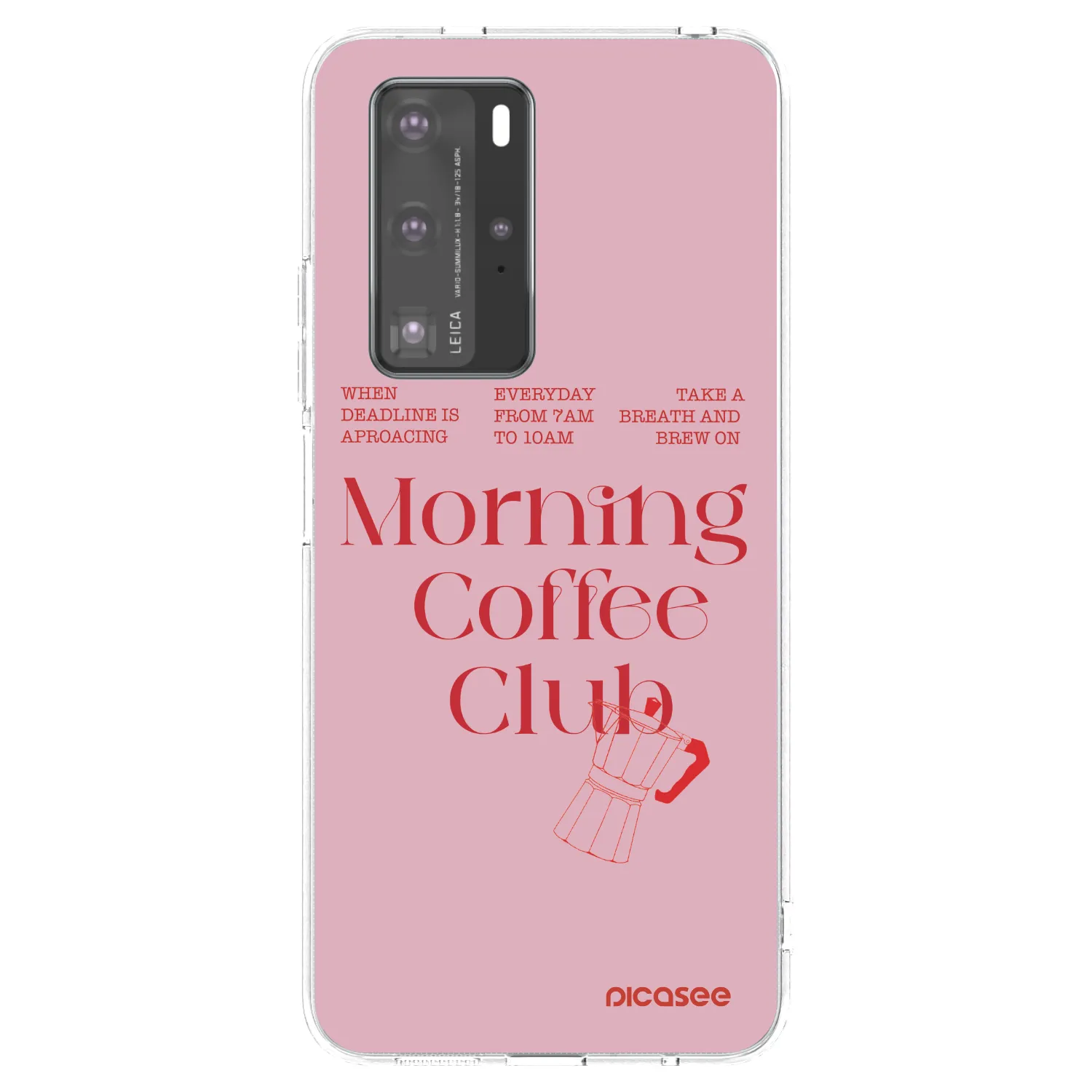 Picasee átlátszó szilikon tok az alábbi mobiltelefonokra Huawei P40 Pro - Morning