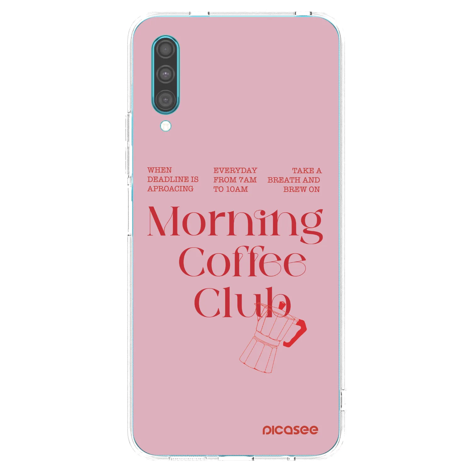 Picasee átlátszó szilikon tok az alábbi mobiltelefonokra Samsung Galaxy A30s A307F - Morning
