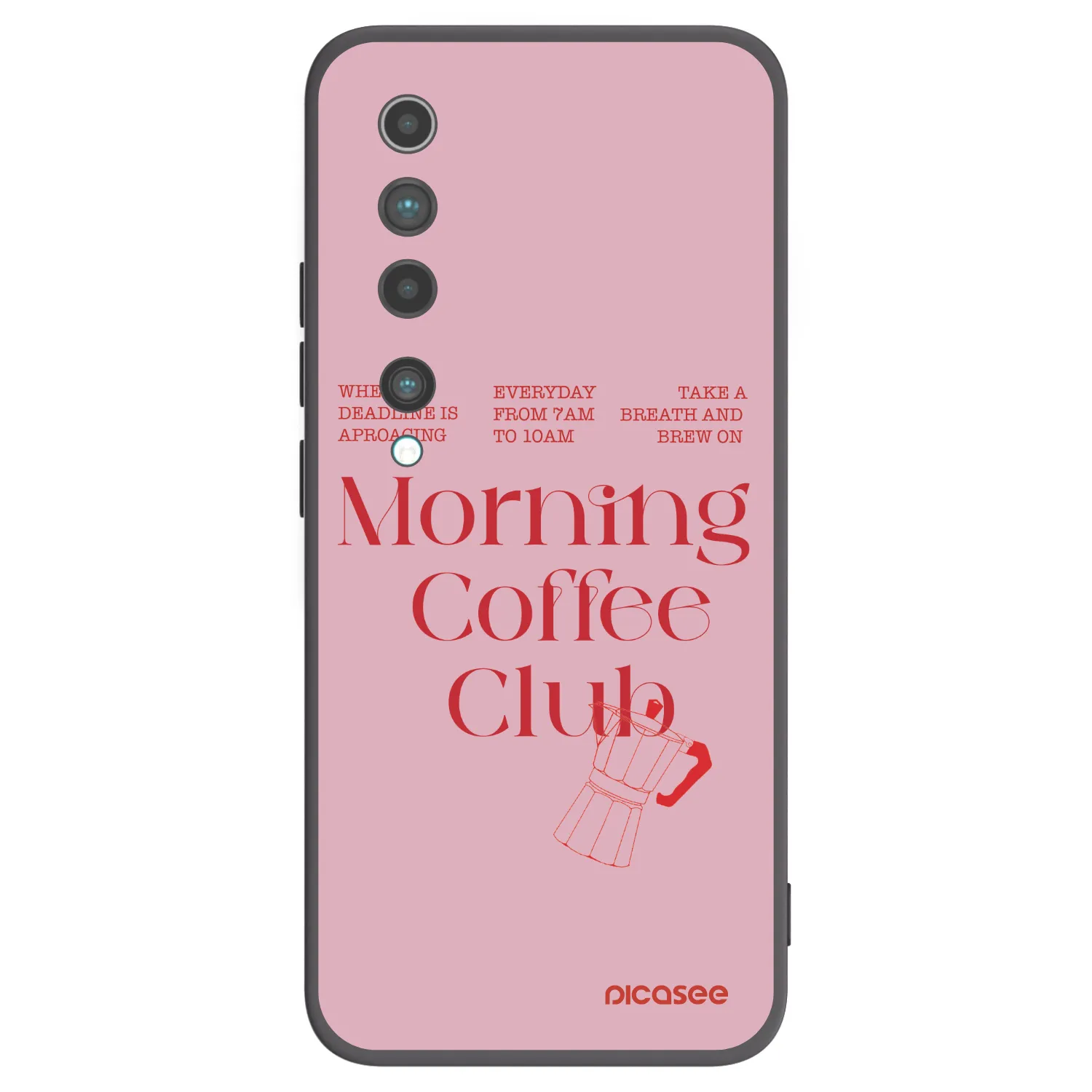 Picasee fekete szilikon tok az alábbi mobiltelefonokra Xiaomi Mi 10 - Morning