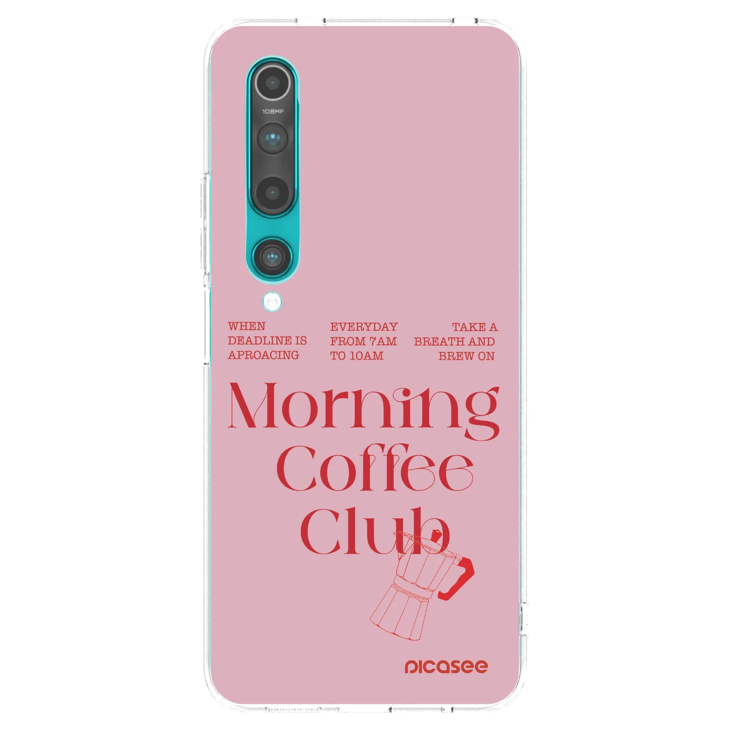 Picasee átlátszó szilikon tok az alábbi mobiltelefonokra Xiaomi Mi 10 - Morning