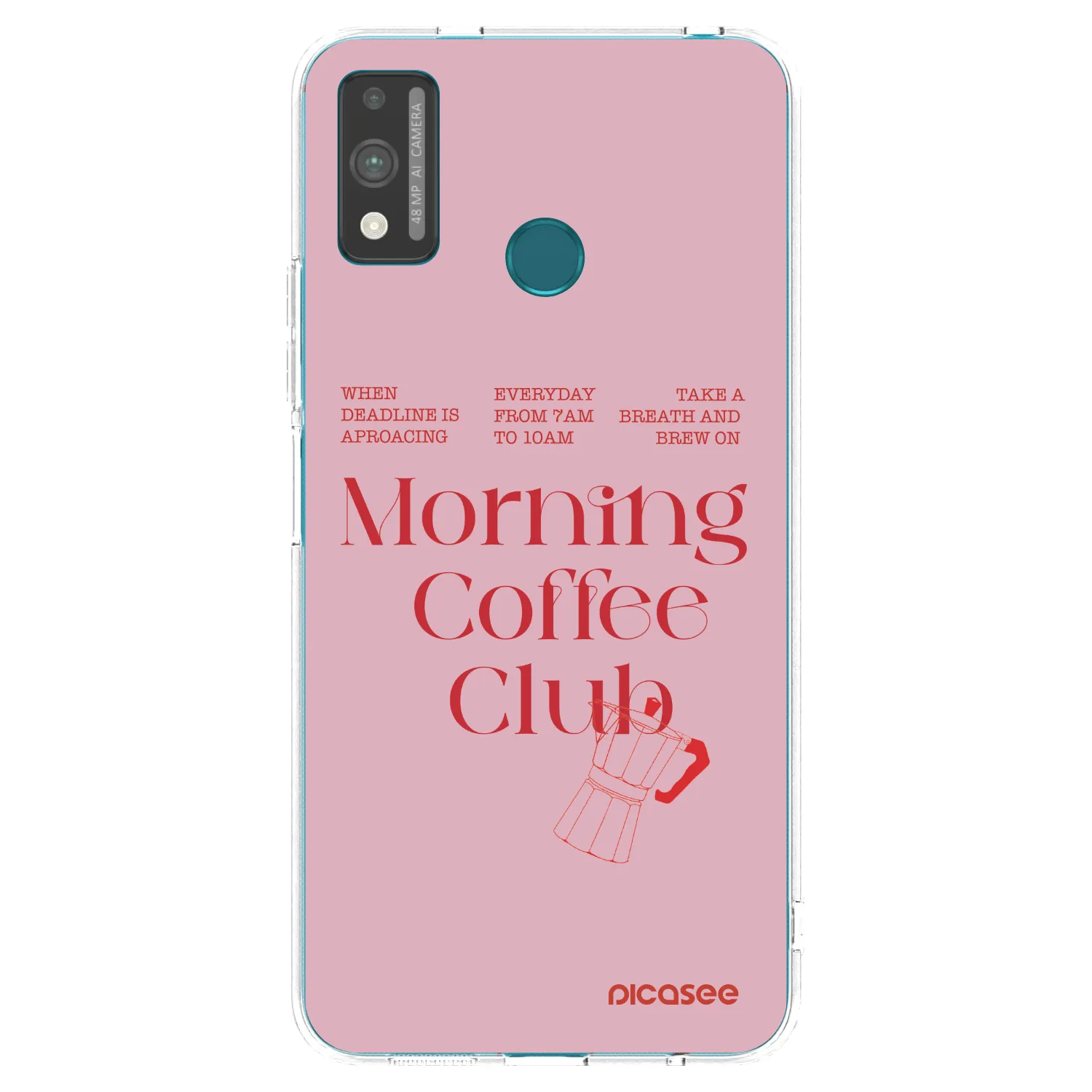 Picasee átlátszó szilikon tok az alábbi mobiltelefonokra Honor 9X Lite - Morning