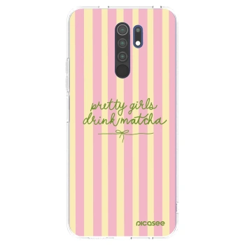 Picasee átlátszó szilikon tok az alábbi mobiltelefonokra Xiaomi Redmi 9 - Pretty matcha