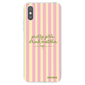 Picasee átlátszó szilikon tok az alábbi mobiltelefonokra Xiaomi Redmi 9A - Pretty matcha