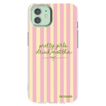 Picasee átlátszó szilikon tok az alábbi mobiltelefonokra Apple iPhone 12 Pro - Pretty matcha