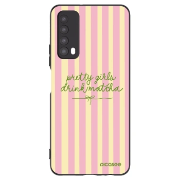 Picasee fekete szilikon tok az alábbi mobiltelefonokra Huawei P Smart 2021 - Pretty matcha