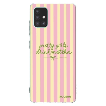 Picasee átlátszó szilikon tok az alábbi mobiltelefonokra Samsung Galaxy M51 M515F - Pretty matcha