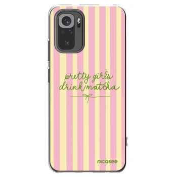 Picasee átlátszó szilikon tok az alábbi mobiltelefonokra Xiaomi Redmi Note 10 - Pretty matcha