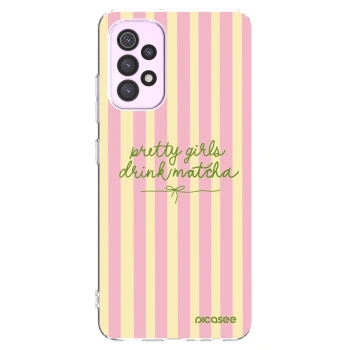 Picasee átlátszó szilikon tok az alábbi mobiltelefonokra Samsung Galaxy A32 5G A326B - Pretty matcha