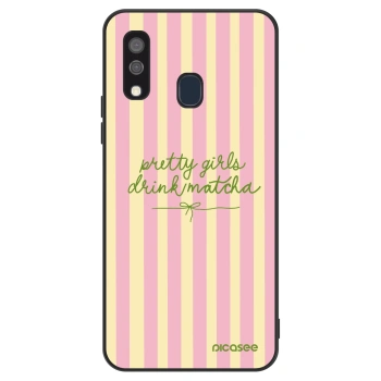 Szilikon tok erre a típusra Samsung Galaxy A40 A405F - Pretty matcha