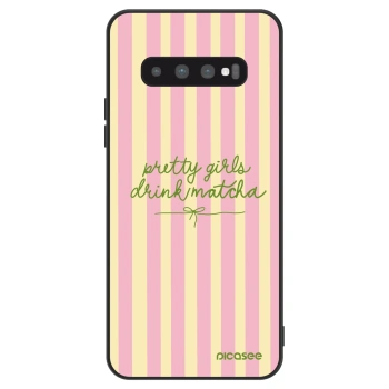 Szilikon tok erre a típusra Samsung Galaxy S10 G973 - Pretty matcha