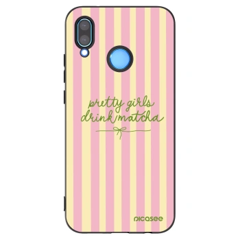 Picasee fekete szilikon tok az alábbi mobiltelefonokra Huawei P20 Lite - Pretty matcha